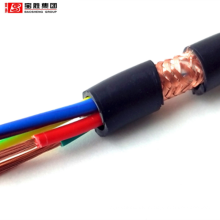 Copper core PVC insulated braiding screen  PVC  sheath flexible  450/750V control cable